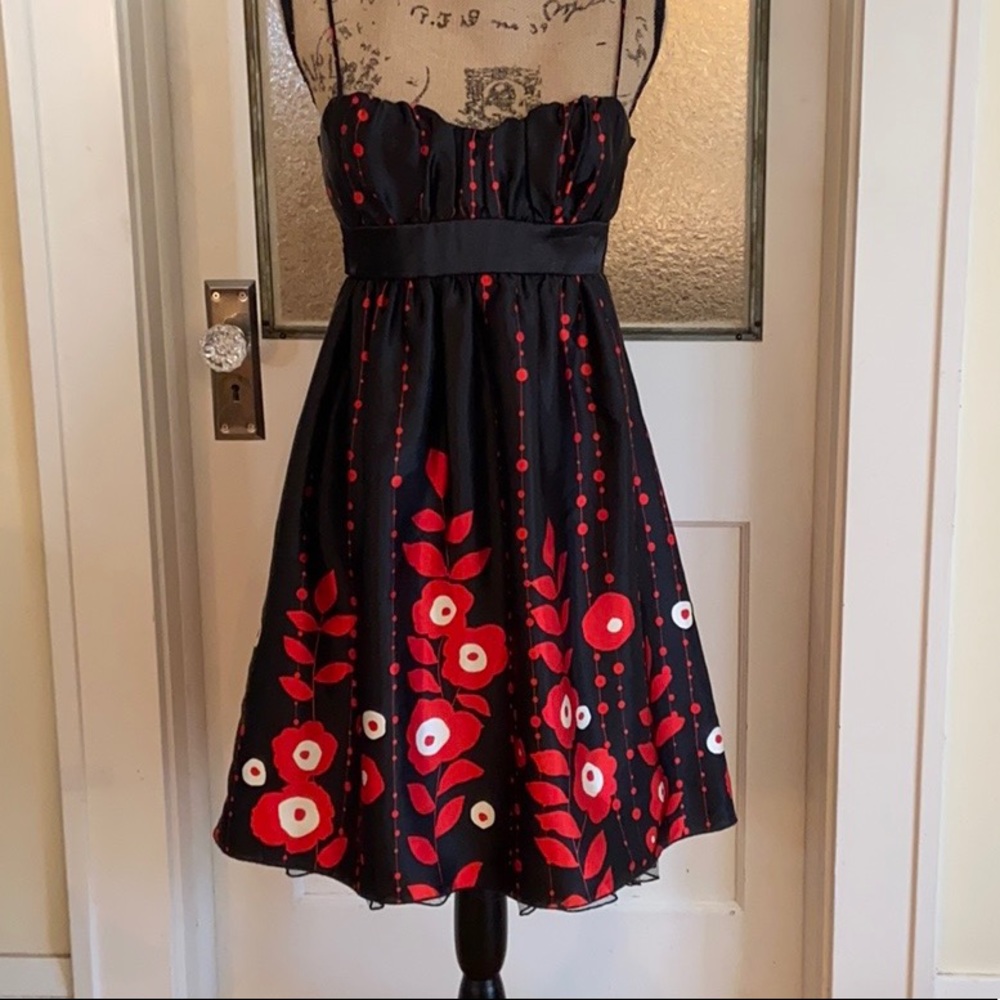 unique empire waisted dress with fun details!